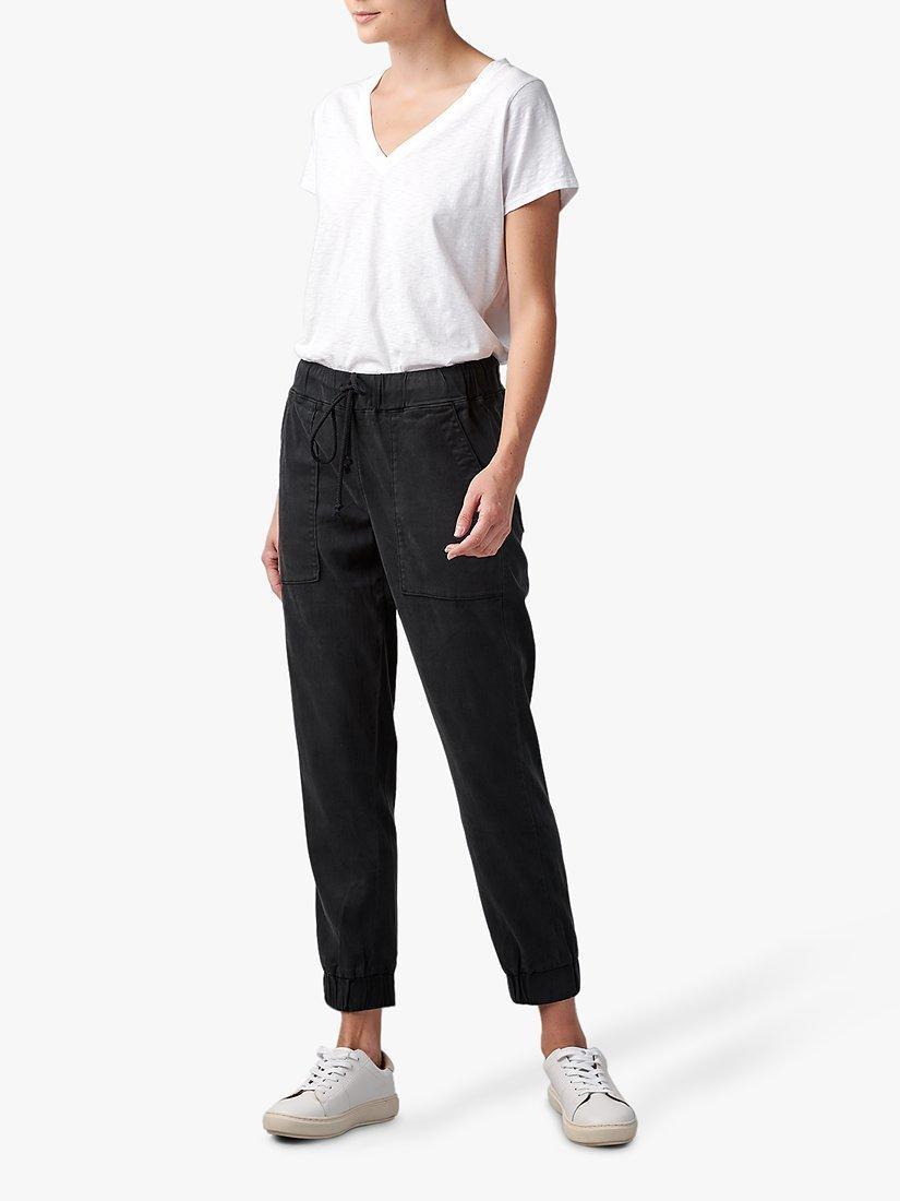 Bella Dahl Plain Pocket Joggers, Black
