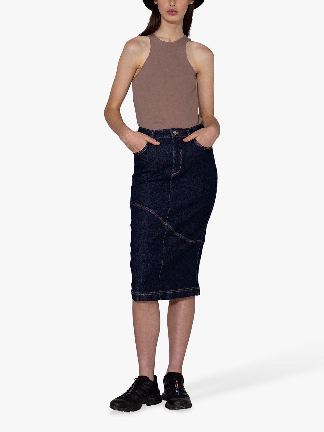 BLANCHE Rosa Rib Tank Top, Taupe Grey