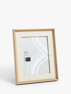 John Lewis Flecked Photo Frame, Natural, 6 x 8" (15 x 20cm)