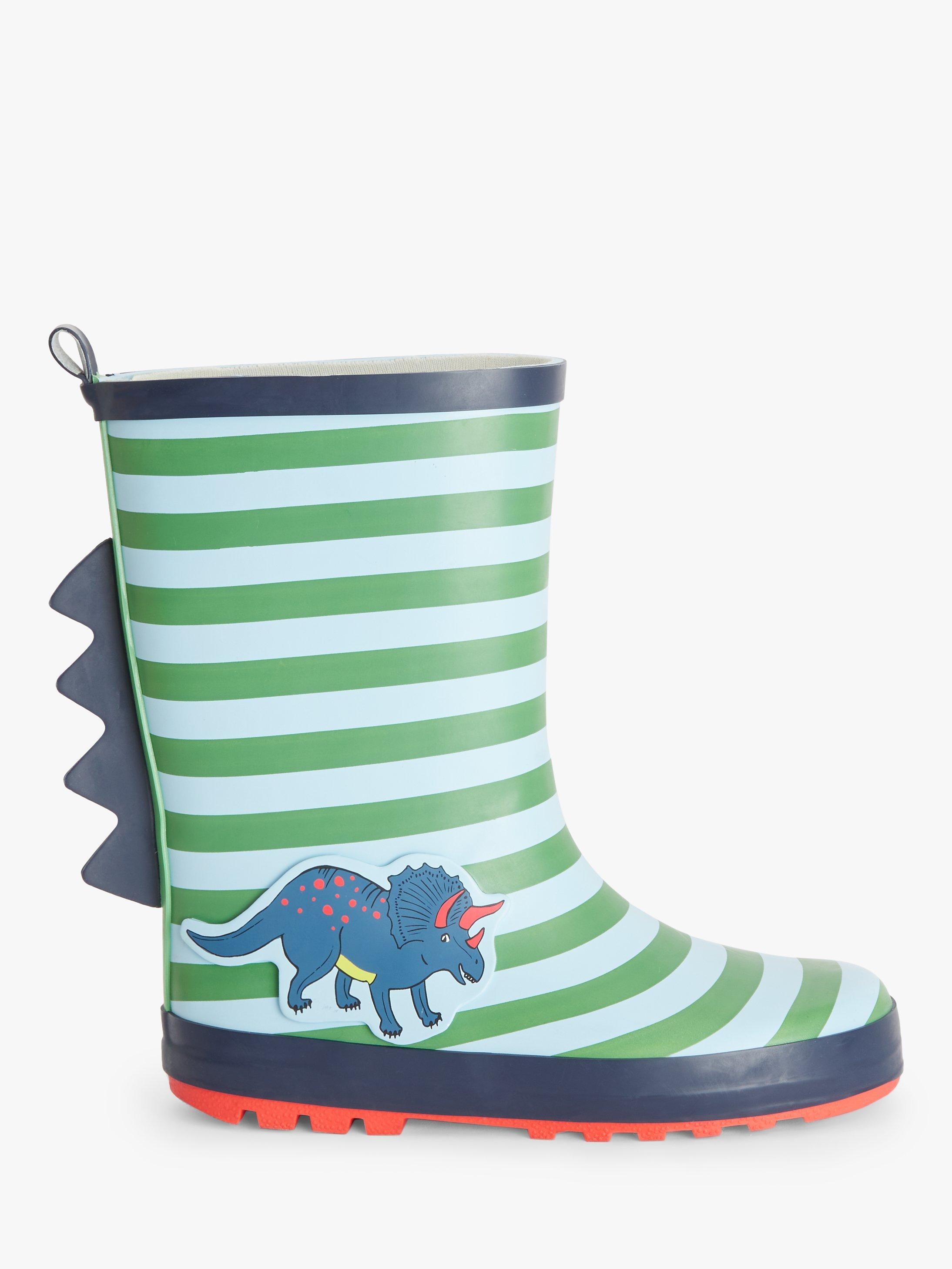John Lewis Kids' 3D Dinosauar Wellington Boots