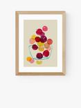 EAST END PRINTS Anek 'Plums' Framed Print