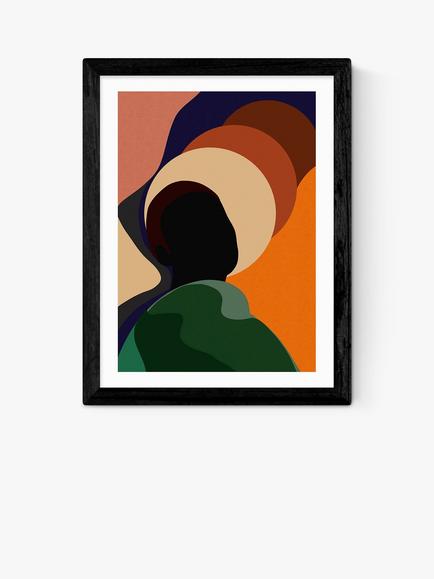 EAST END PRINTS Sumuyya Khader 'Changing Winds' Framed Print, Multi