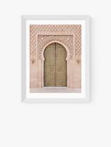 EAST END PRINTS Sisi and Seb 'Moroccan Door' Framed Print