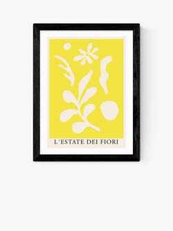 EAST END PRINTS Ani Vidotto 'L'Estate dei Fiori' Framed Print - view 2, Black Frame