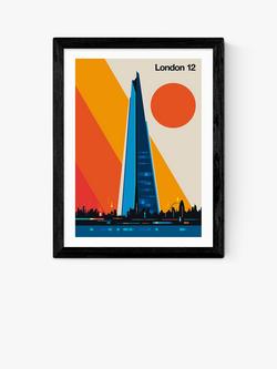 EAST END PRINTS Bo Lundberg 'London 12' Framed Print, Black Frame