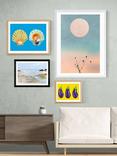 EAST END PRINTS Dan Hobday 'Seaview' Framed Print