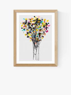EAST END PRINTS Garima Dhawan 'Buttercups II' Framed Print, Oak Frame