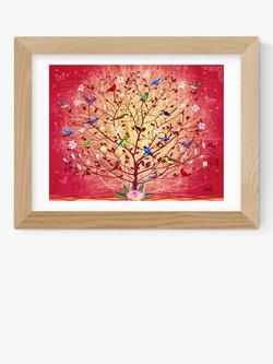 EAST END PRINTS Fiona Watson 'Overlooked Happiness' Framed Print, Oak Frame