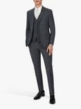 Ted Baker Panama Wool Blend Suit Jacket, Charcoal