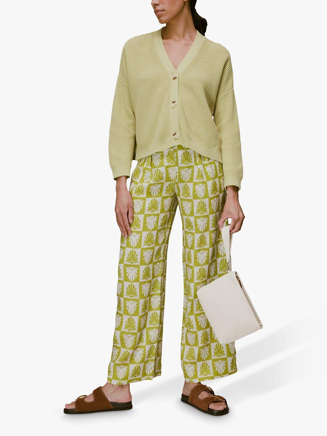 Product image 5 of 6, which shows Whistles Avah Leather Zip Clutch Bag, Ivory
