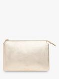 Whistles Elita Leather Double Pouch Clutch Bag