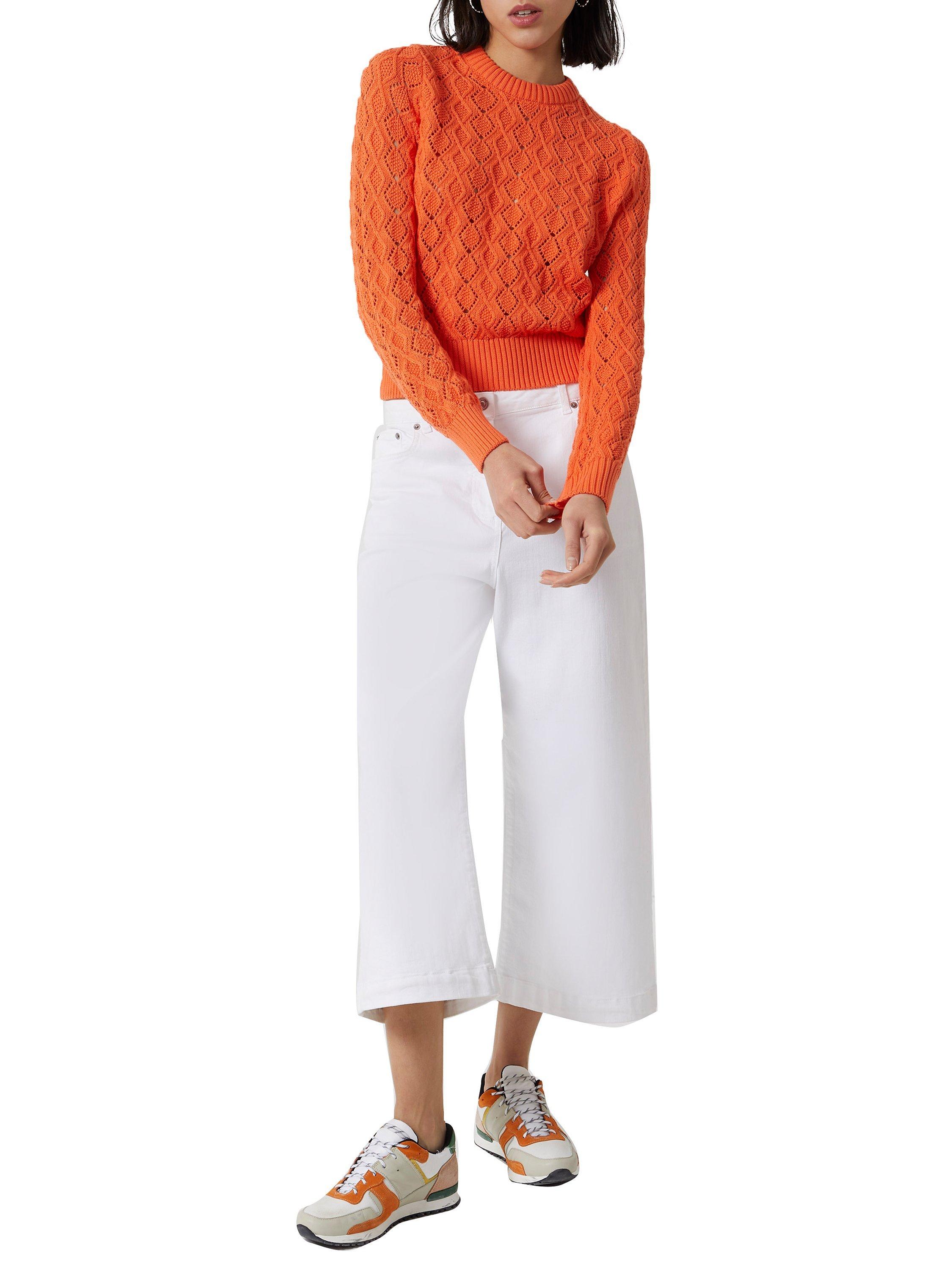 French Connection Karli Textured Jumper, Firecracker, S