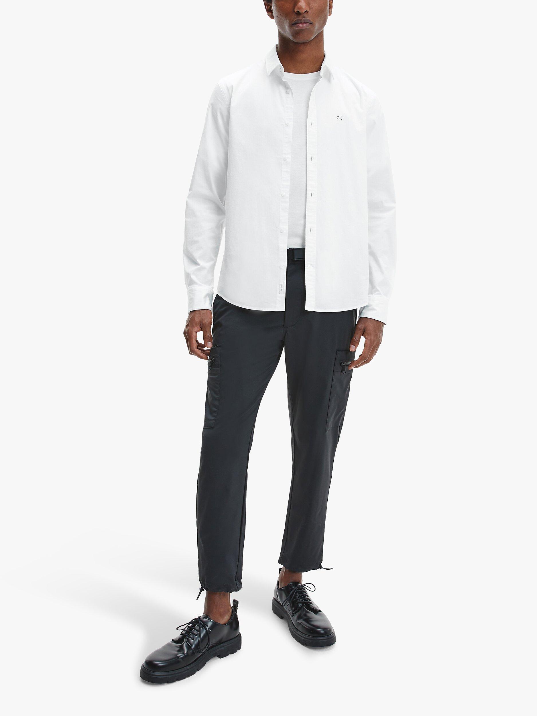Product image 2 of 5, which shows Calvin Klein Slim Stretch Shirt, Bright White, S