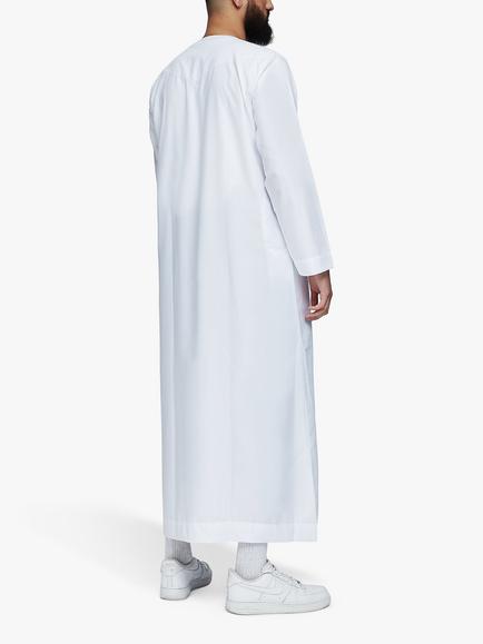 Islamic Impressions Omani Thobe Jubbah - view 2, White