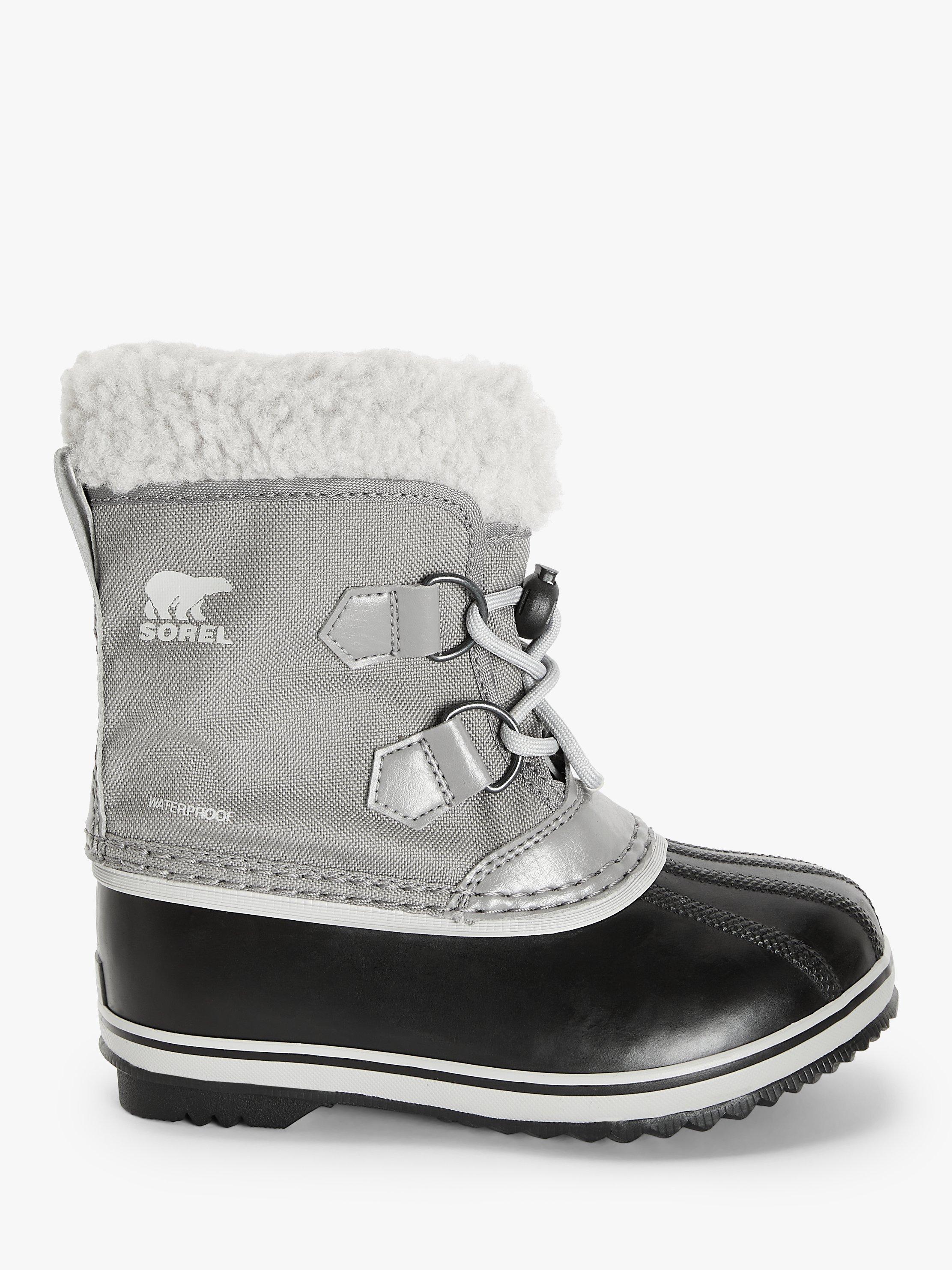 SOREL Kids' Yoot Pac Waterproof Snow Boots, Grey