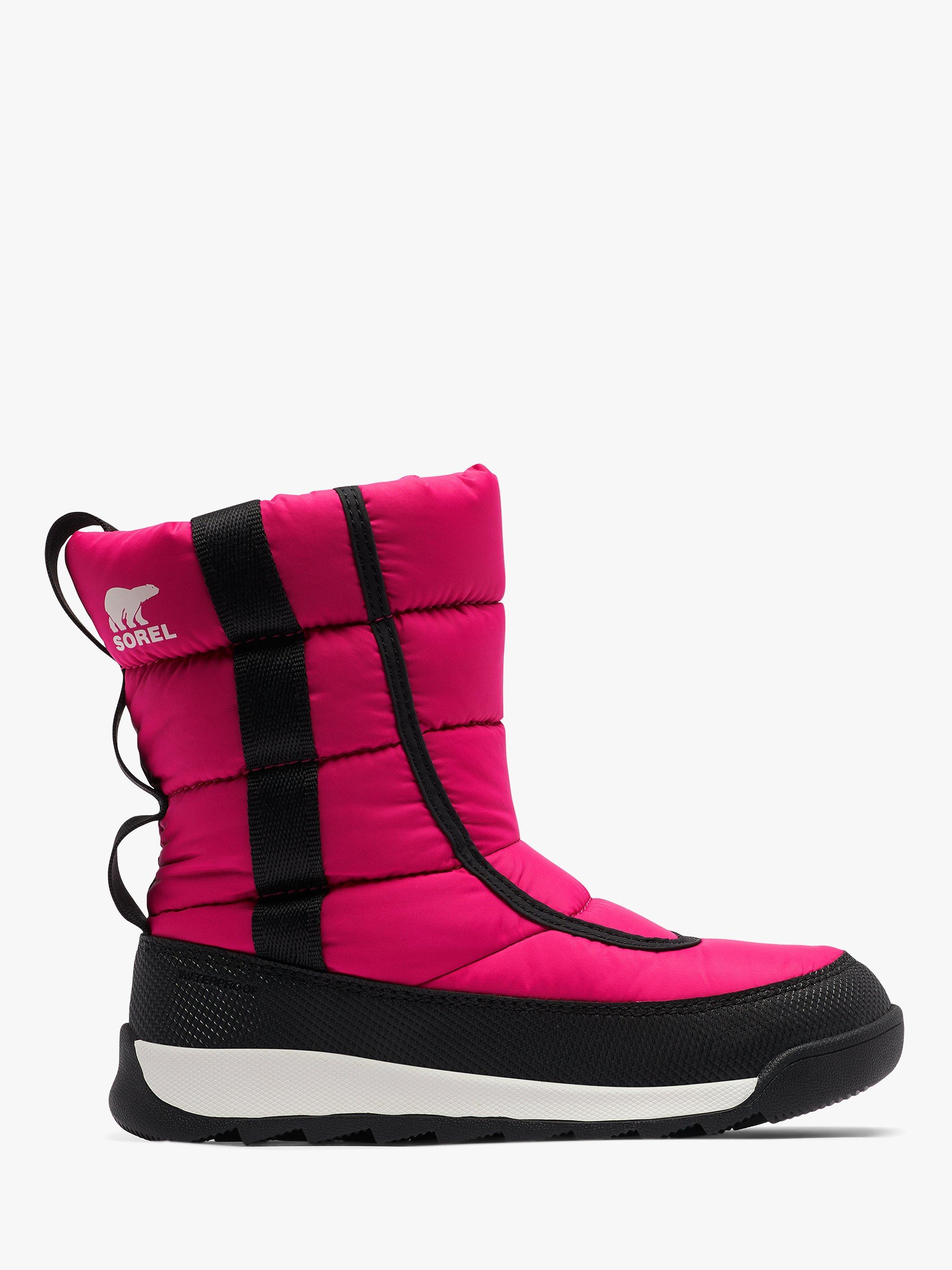 SOREL Kids' Whitney II Puffy Mid Waterproof Snow Boots, Pink