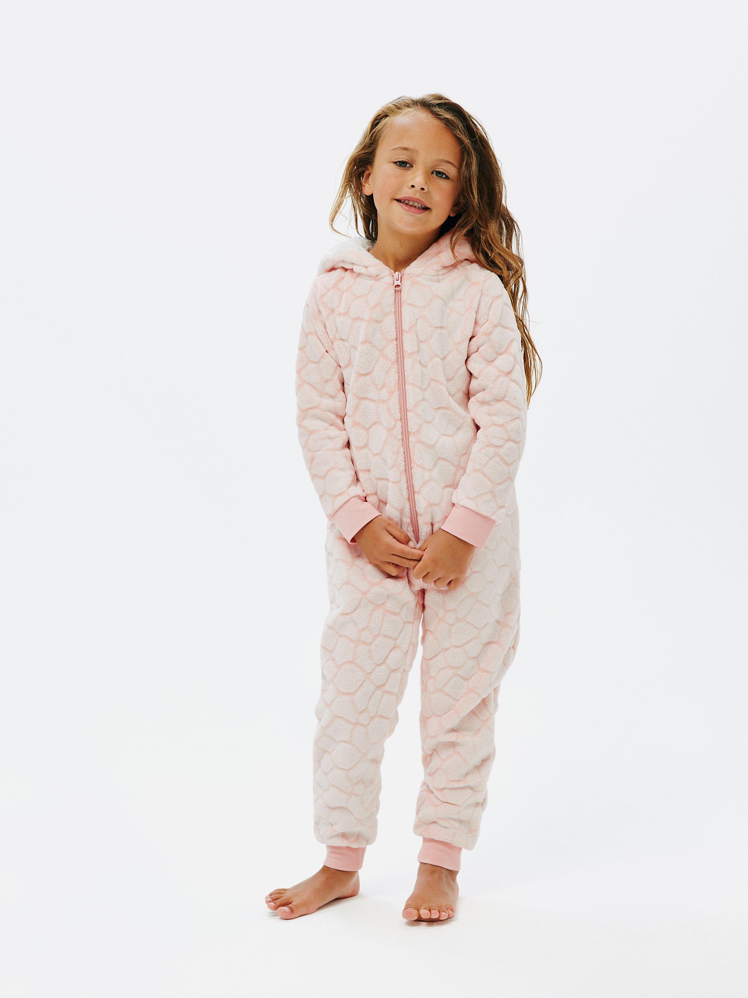 John Lewis Kids' Giraffe Onesie, Pink