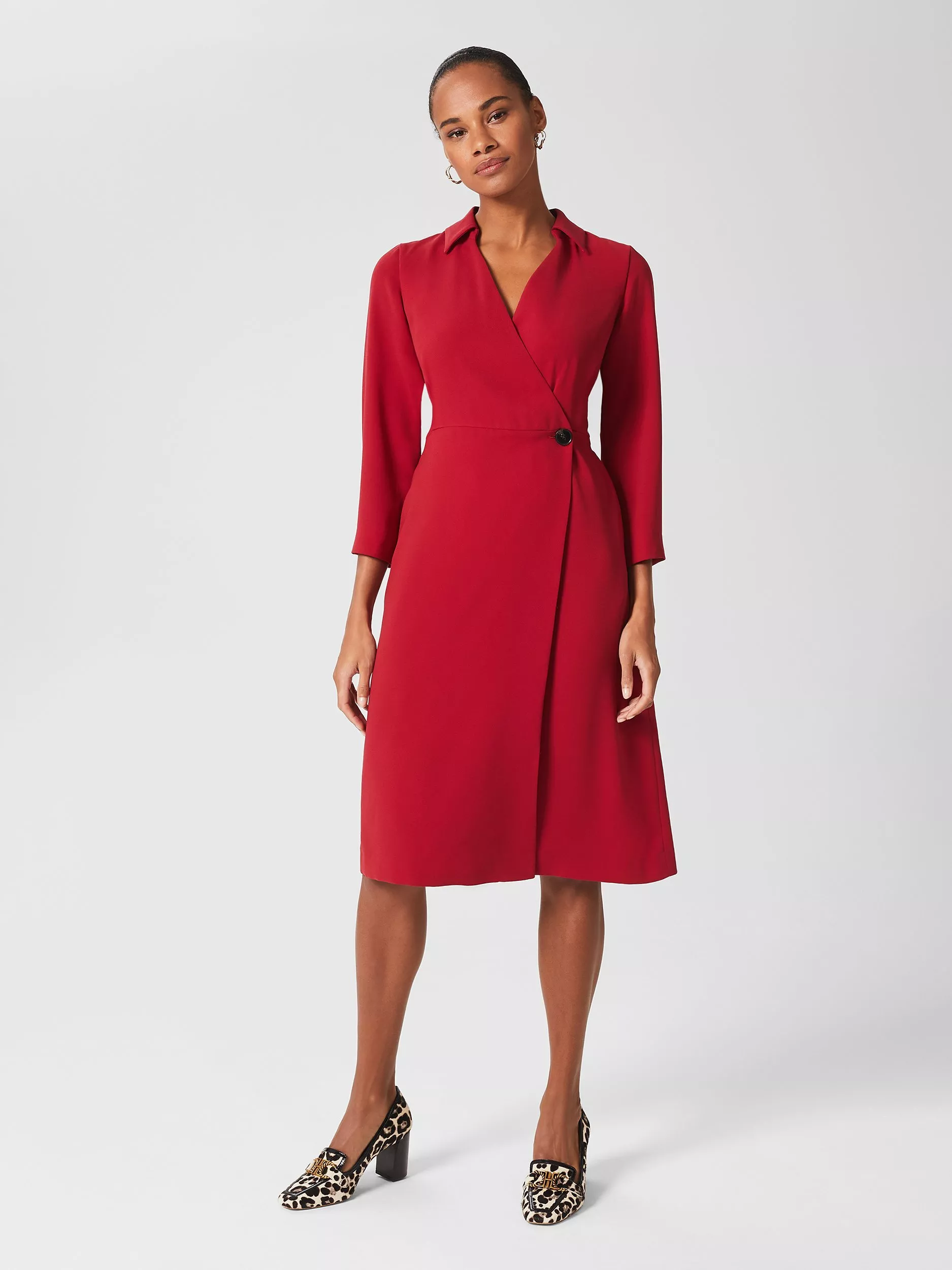 Hobbs april wrap dress online