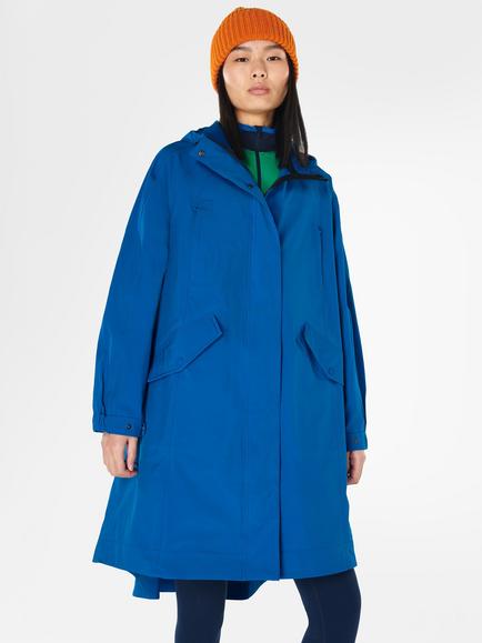Sweaty Betty Mission Parka Jacket, Oxford Blue