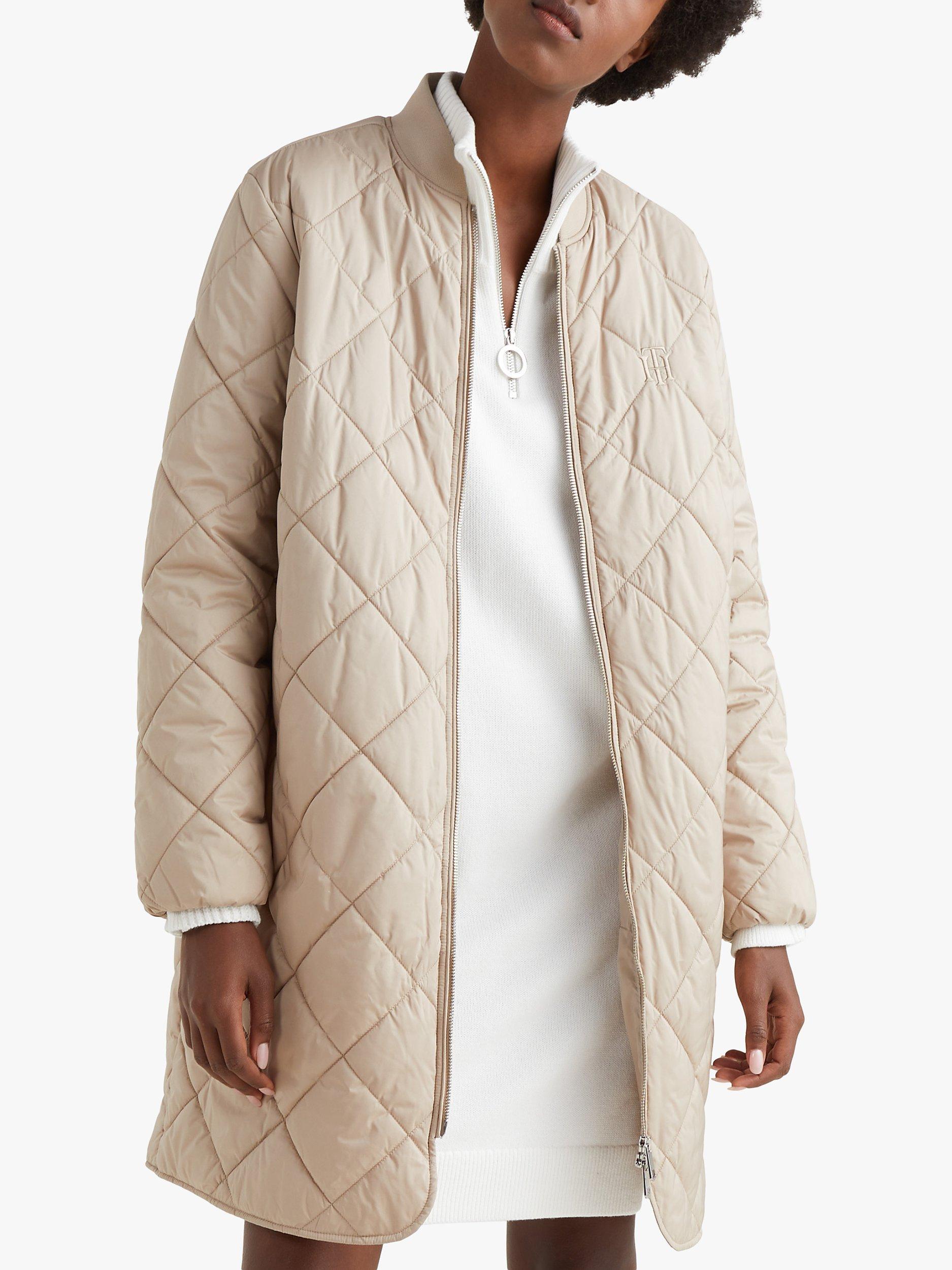 Tommy Hilfiger Quilted Lightweight Coat, Beige