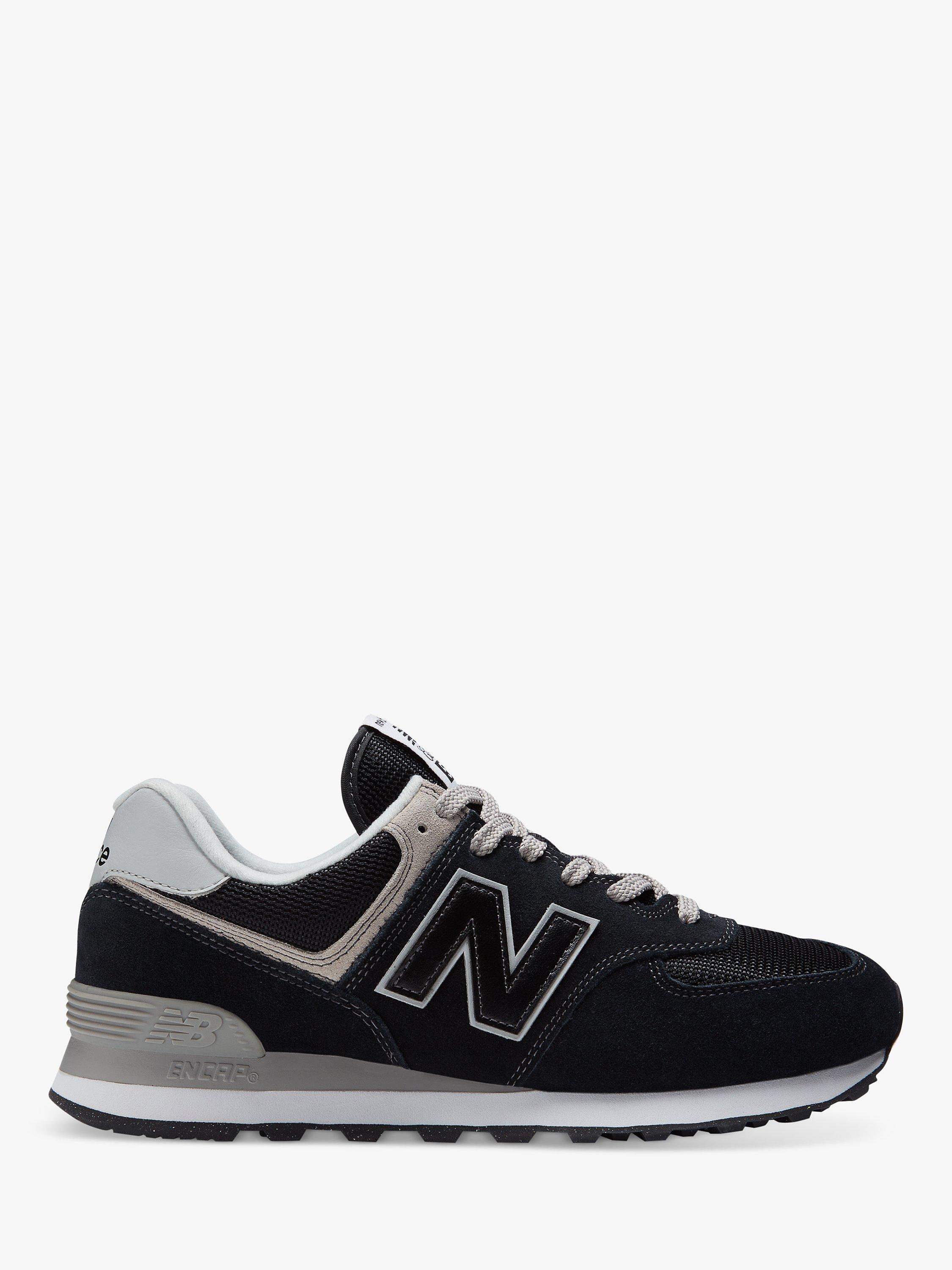 Black grey new balance 574 hotsell