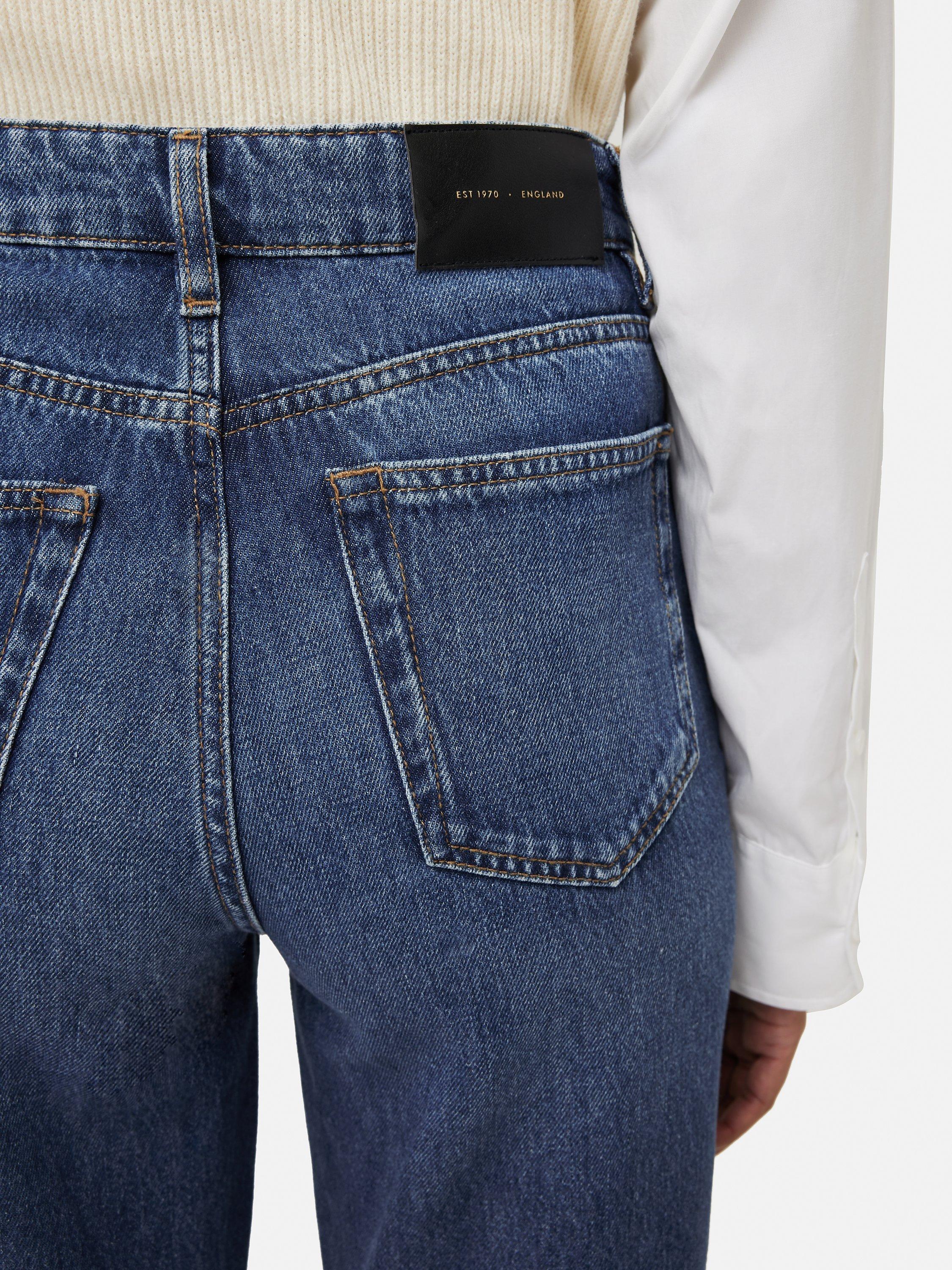 Product image 4 of 5, which shows Jigsaw Delmont Jeans, Blue, 30