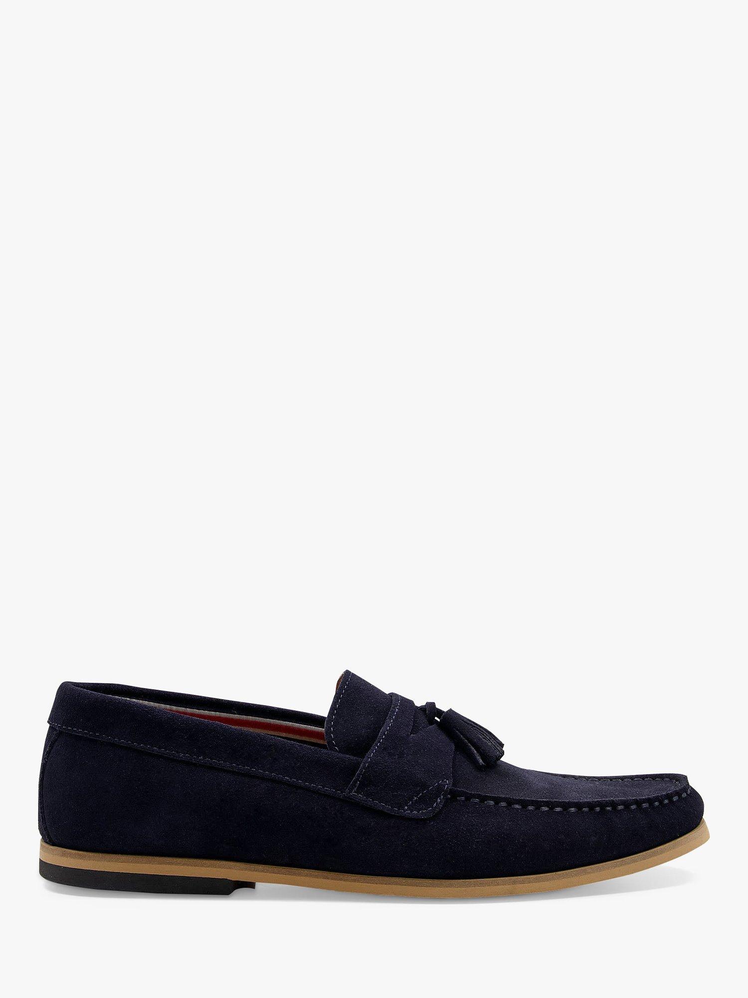Dune Bart Suede Tassel Loafers