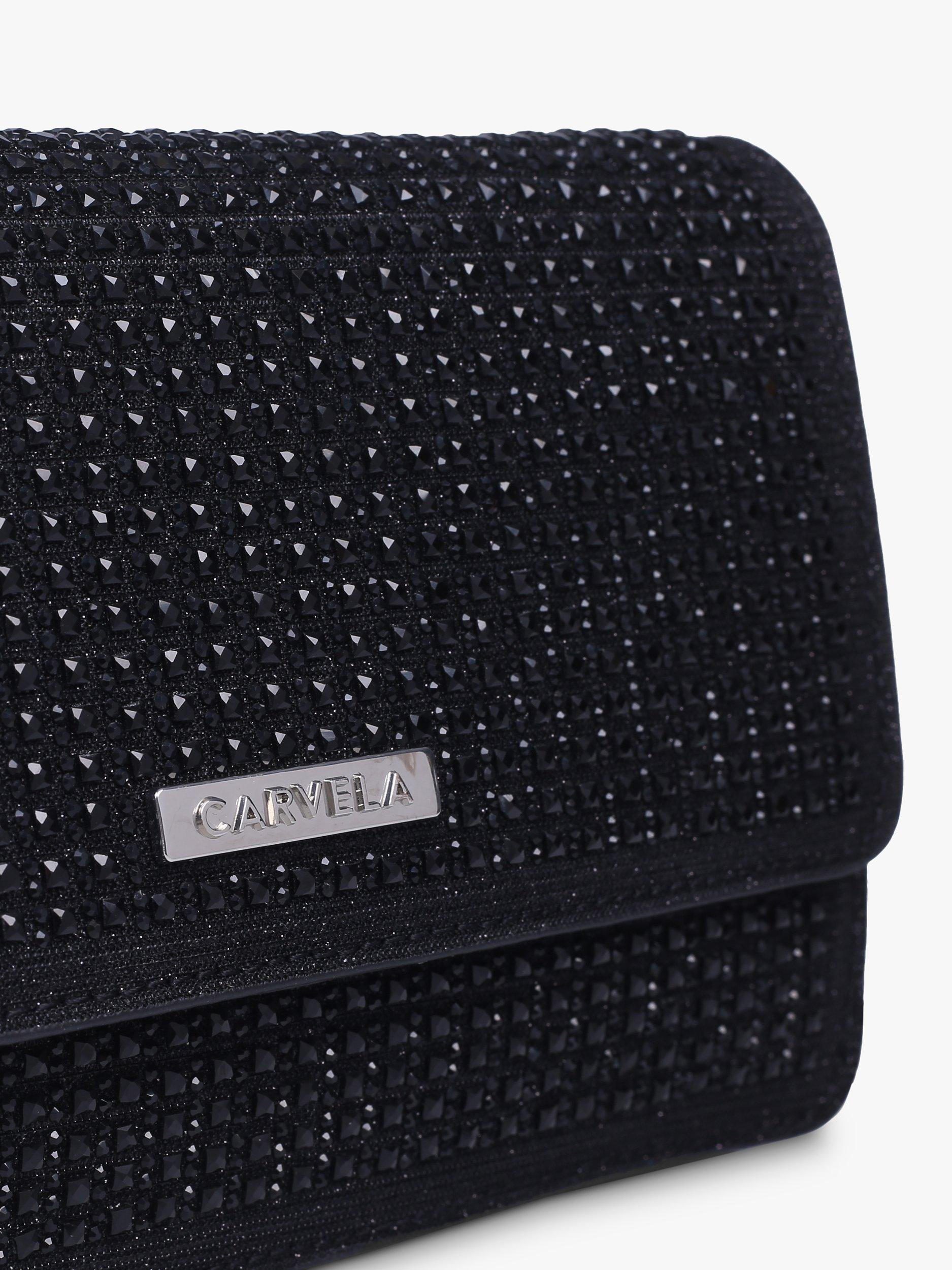 Carvela Kianna Embellished Clutch Bag, Black, One Size