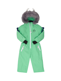 Roarsome Kids' Spike Dinosaur Waterproof Snowsuit, Light Green, Light Green