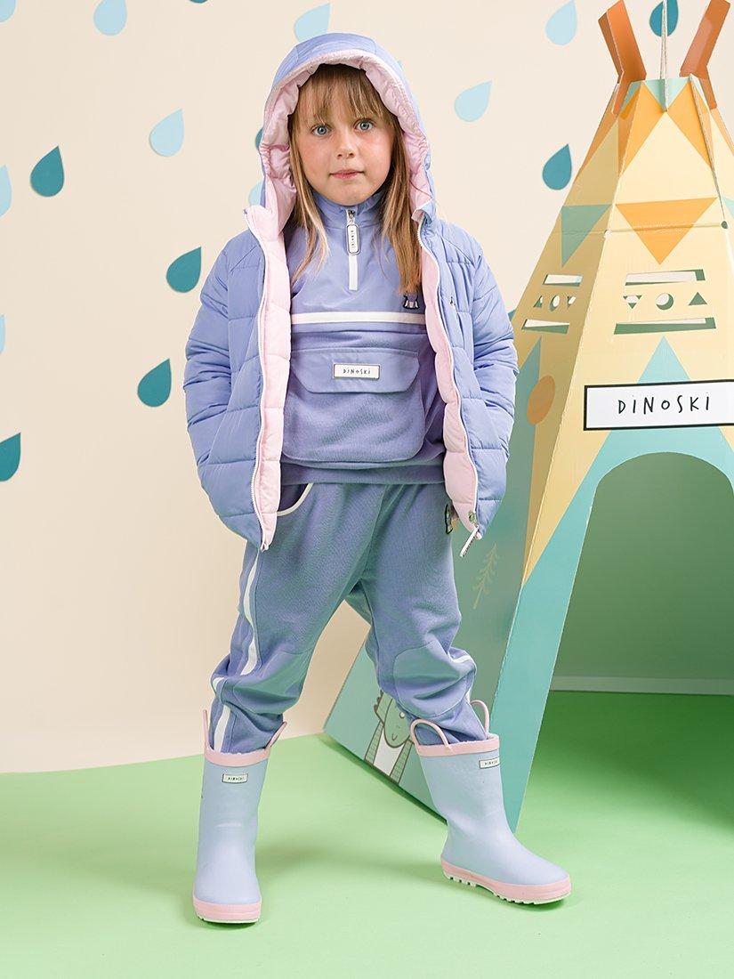 Product image 3 of 5, which shows Roarsome Kids' Sparkle Unicorn Wellington Boots, Light Purple, EU26