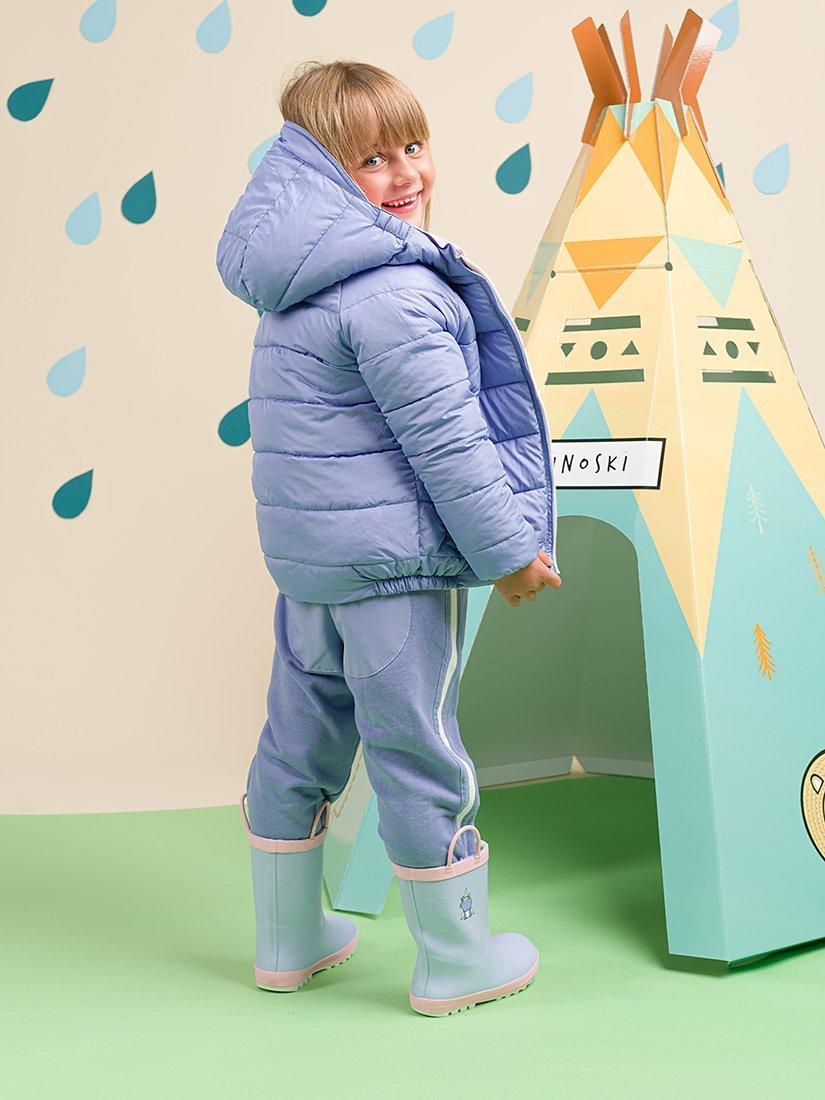 Product image 4 of 5, which shows Roarsome Kids' Sparkle Unicorn Wellington Boots, Light Purple, EU26