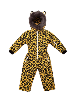 Roarsome Kids' Dash Leopard Waterproof Snowsuit, Yellow, Yellow