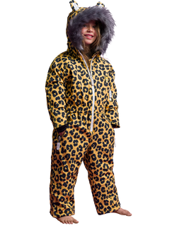 Roarsome Kids' Dash Leopard Waterproof Snowsuit, Yellow - view 2, Yellow