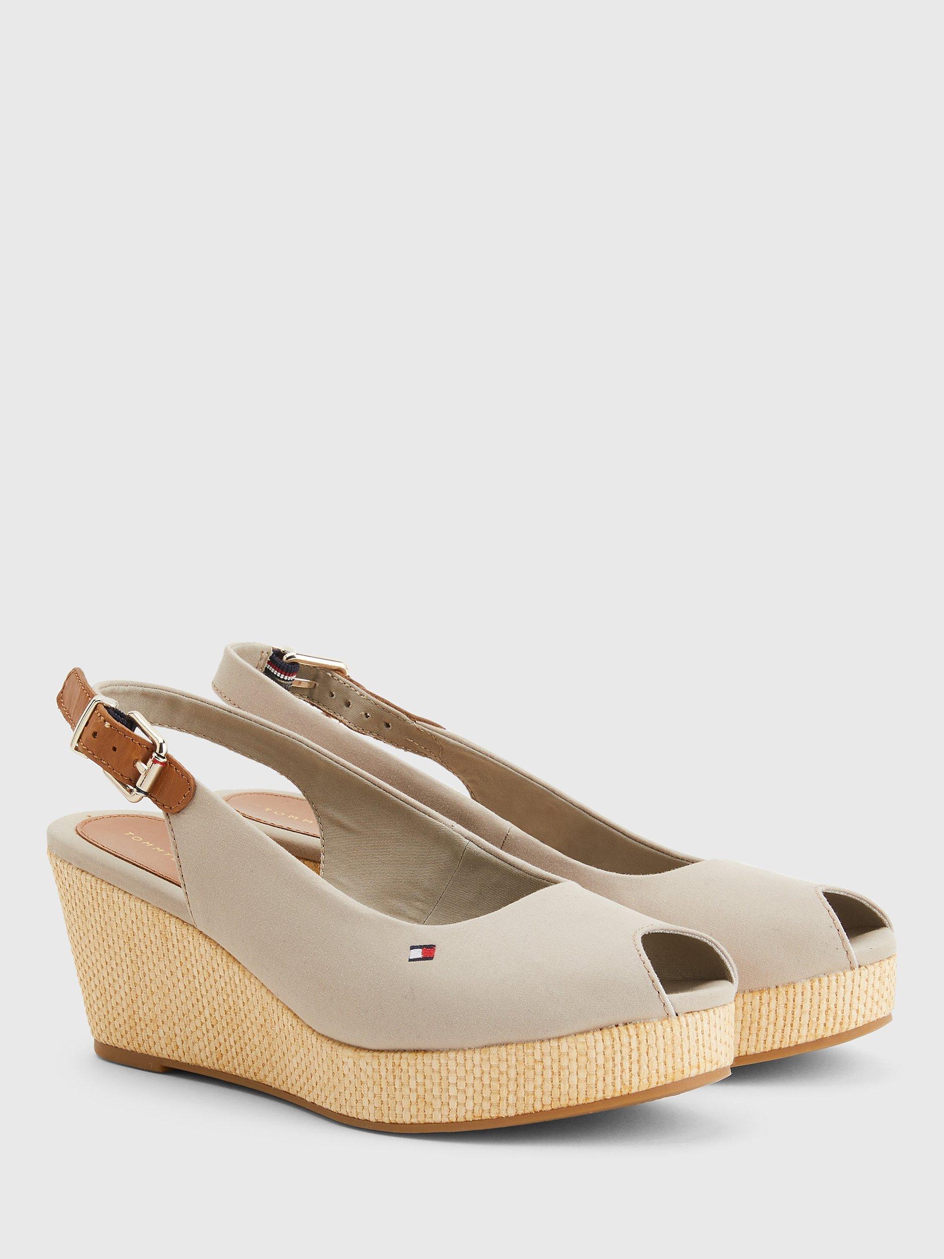 Tommy Hilfiger Iconic Elba Slingback Espadrille Sandals, Stone