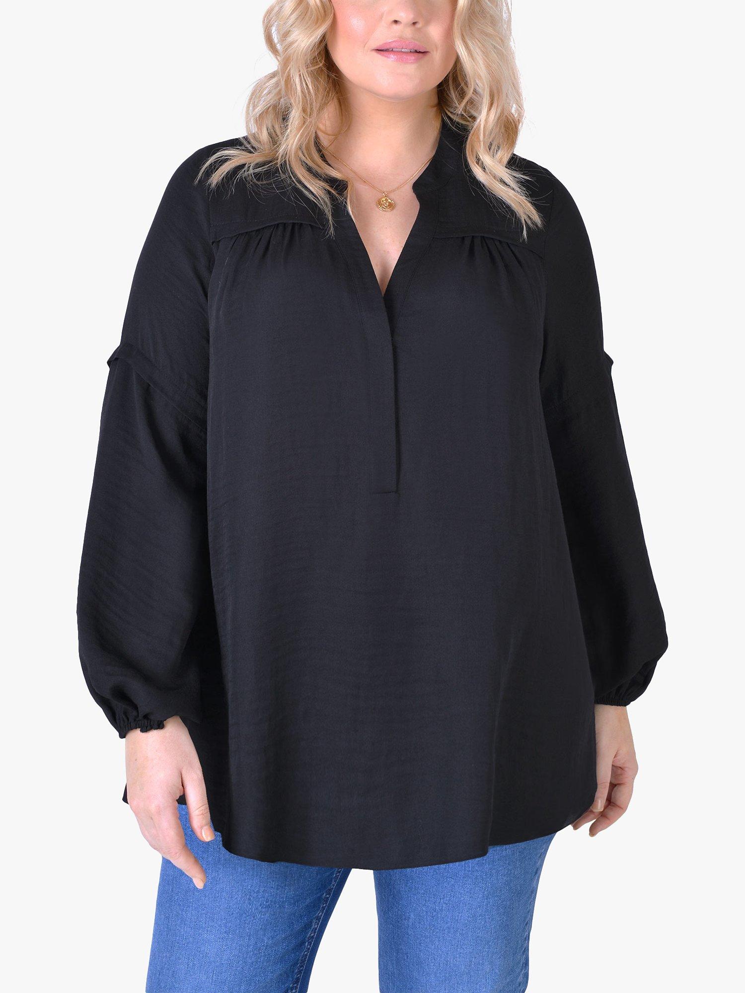 Live Unlimited Pleat Sleeve Detail Blouse