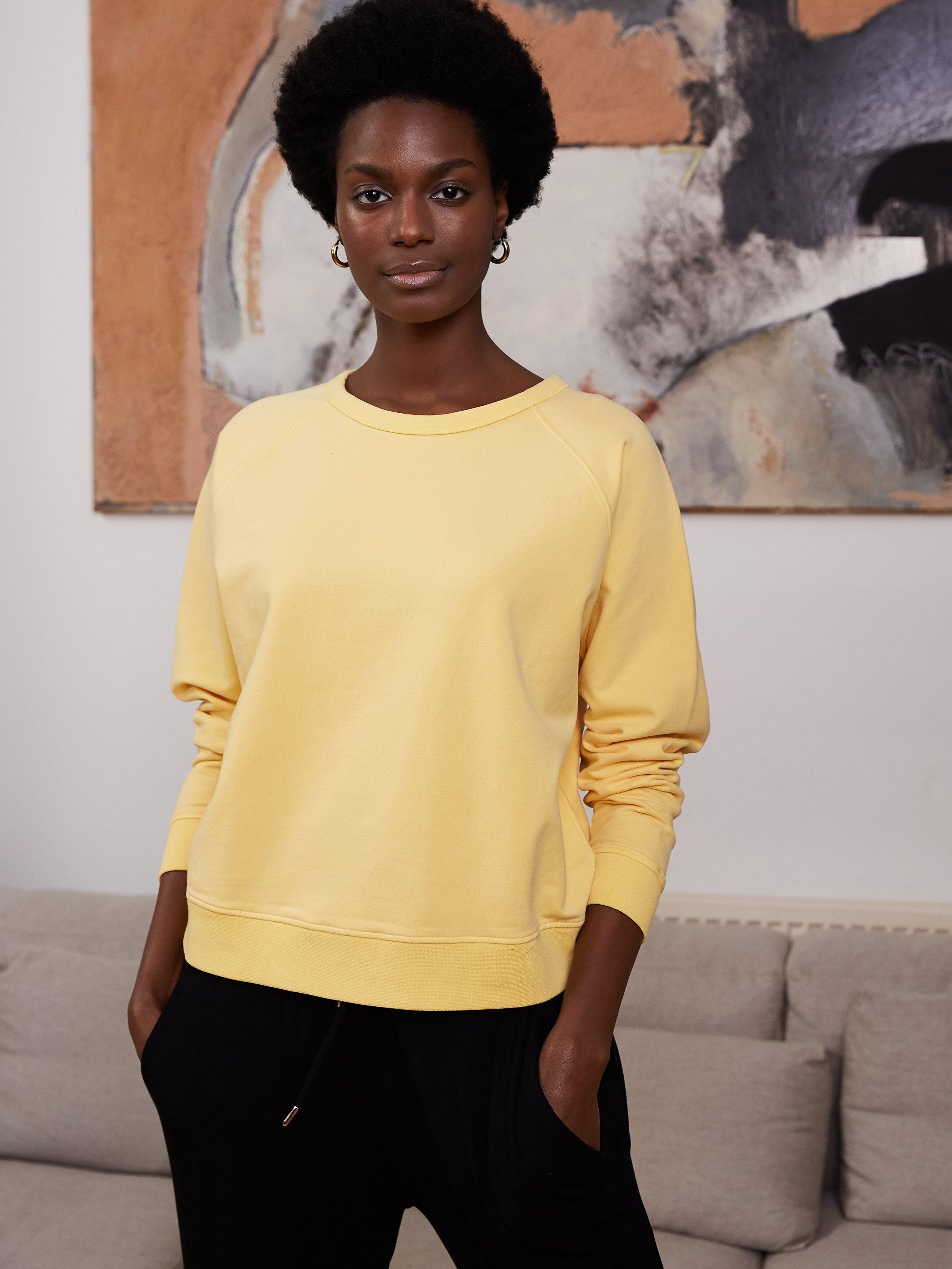 Baukjen Montana Organic Cotton Blend Sweatshirt, Daffodil, 16