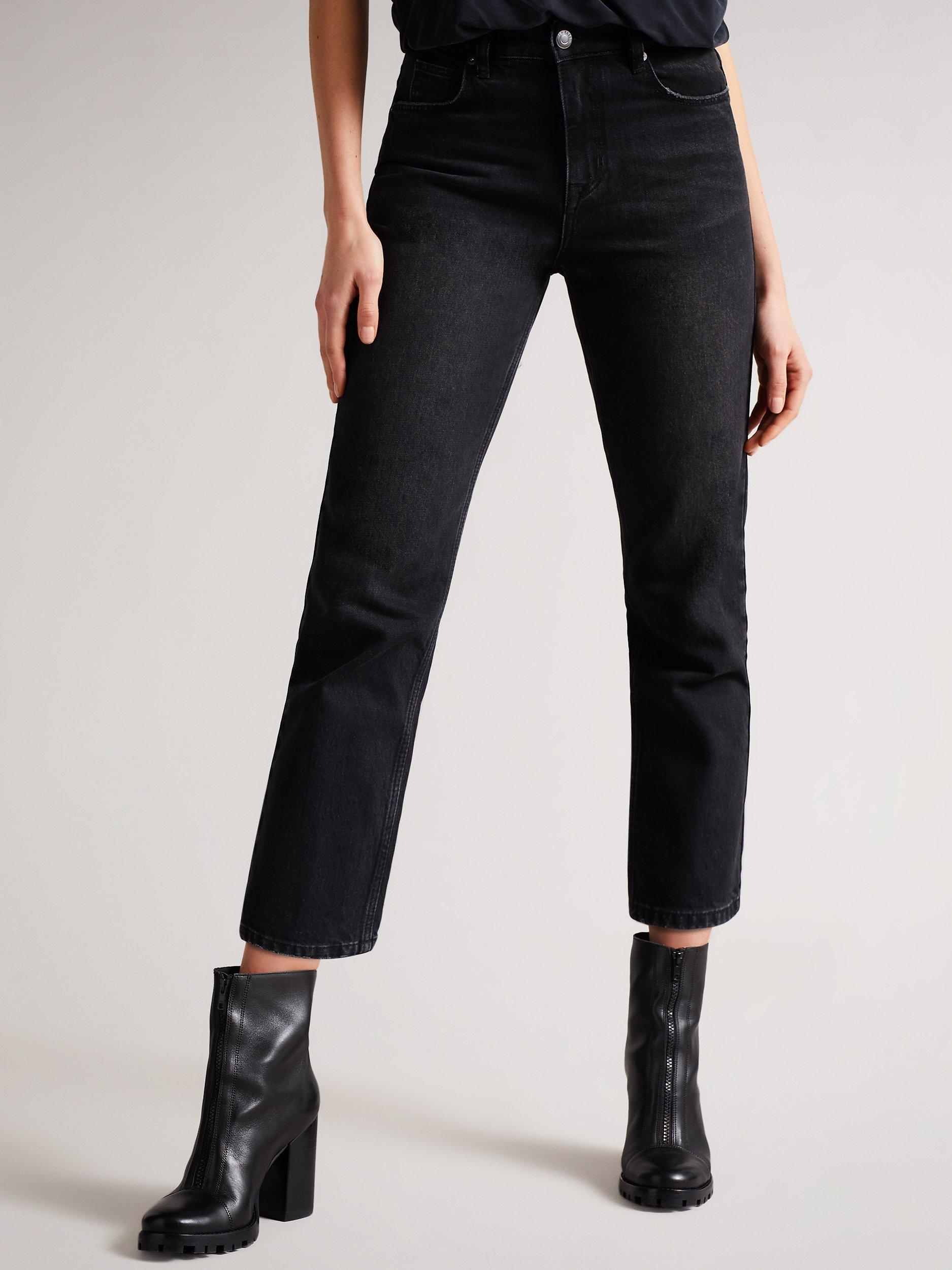 Ted Baker Tisola Cropped Jeans, Black