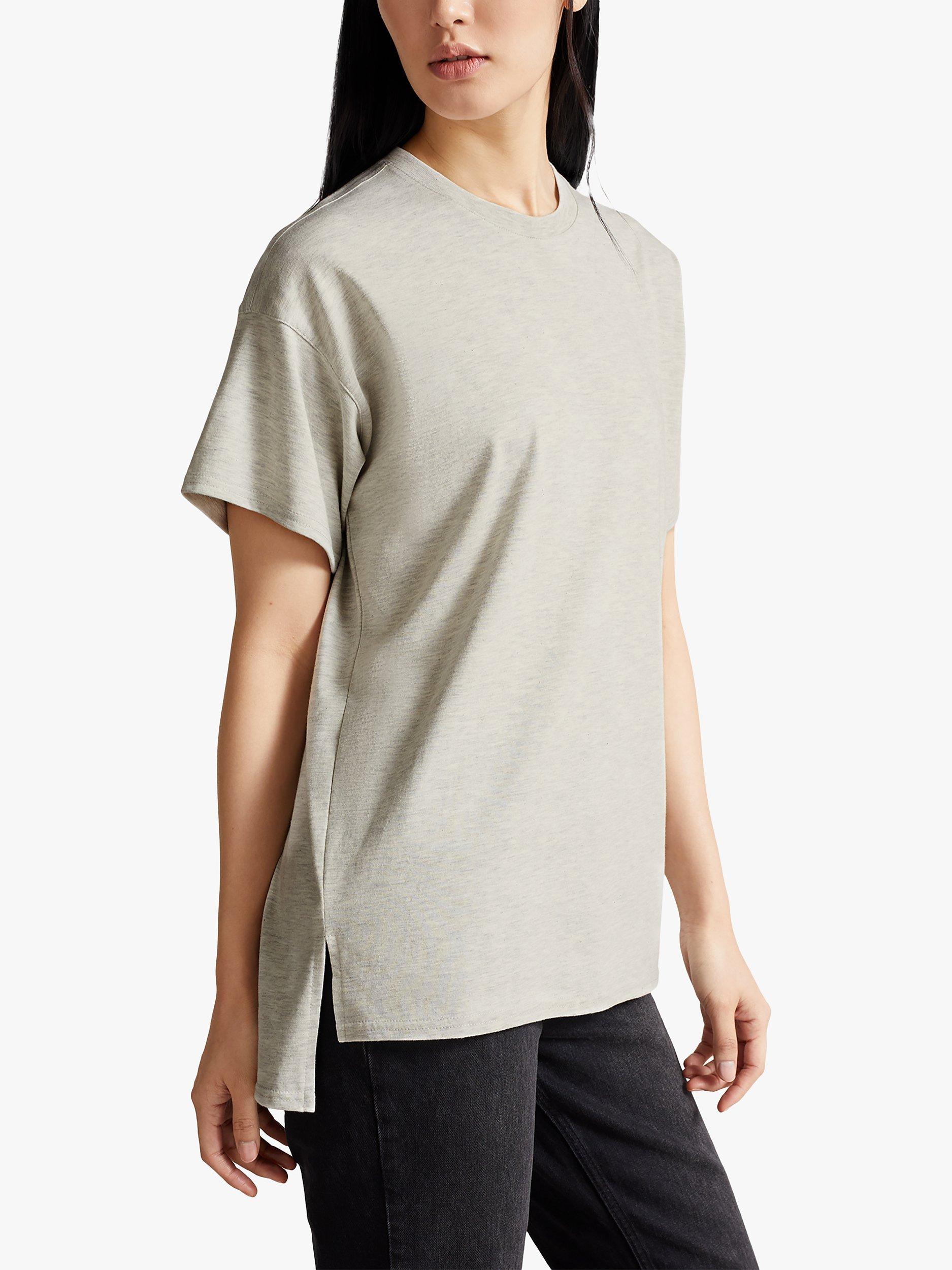 Ted Baker Aacalia Split Hem T-Shirt, Grey