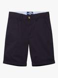 Trotters Thomas Brown Kids' Charlie Chino Shorts, Navy