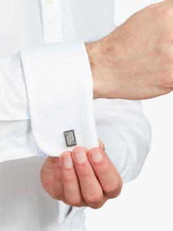 Simon Carter Playing Card Cufflinks, Gunmetal - view 2, Gunmetal