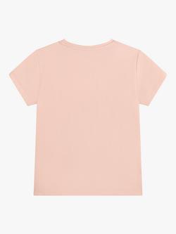 Aigle Kids' Logo Print T-Shirt - view 2, Rose Pastel