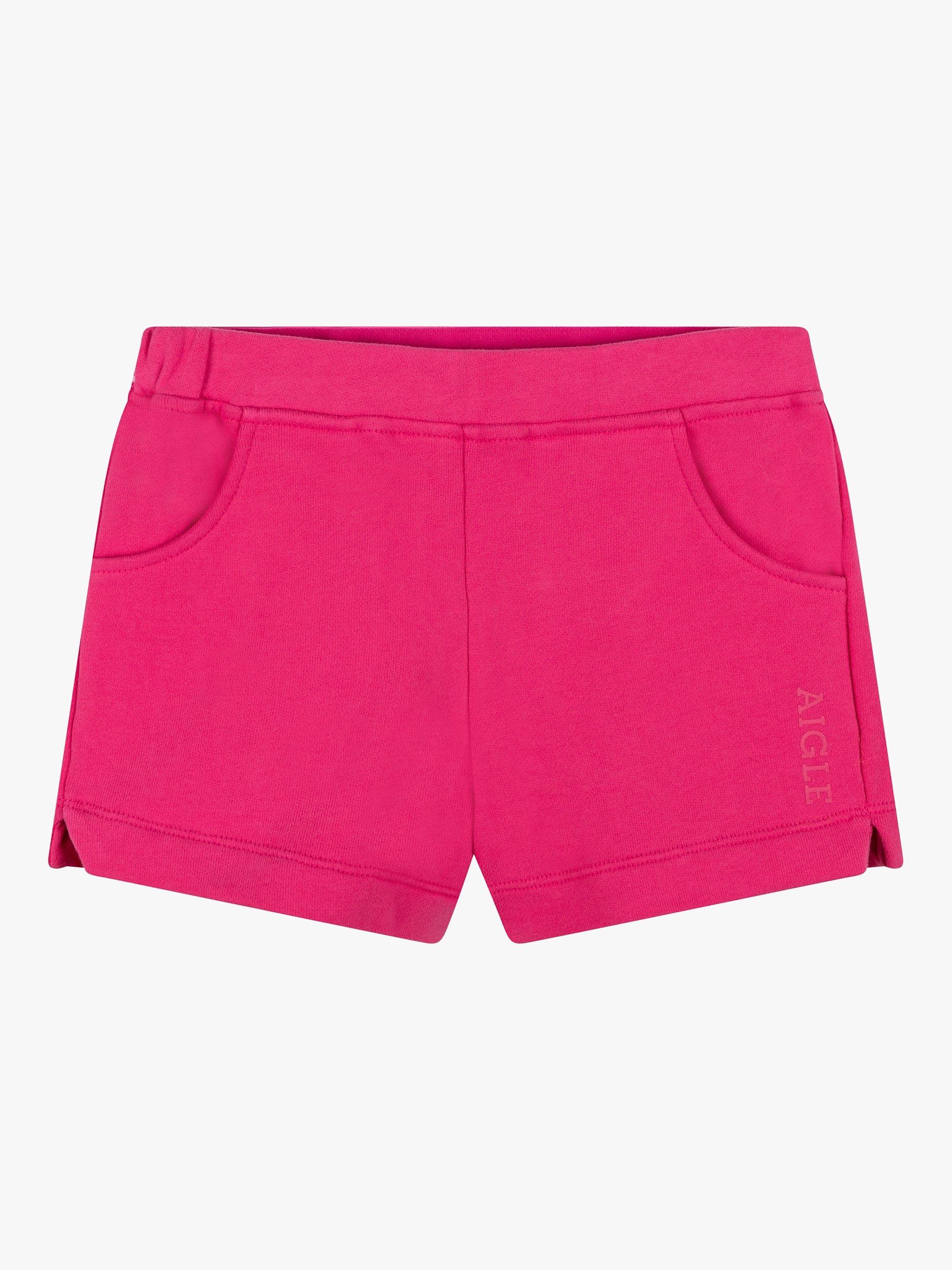 Aigle Kids' Plain Jersey Shorts, Pink
