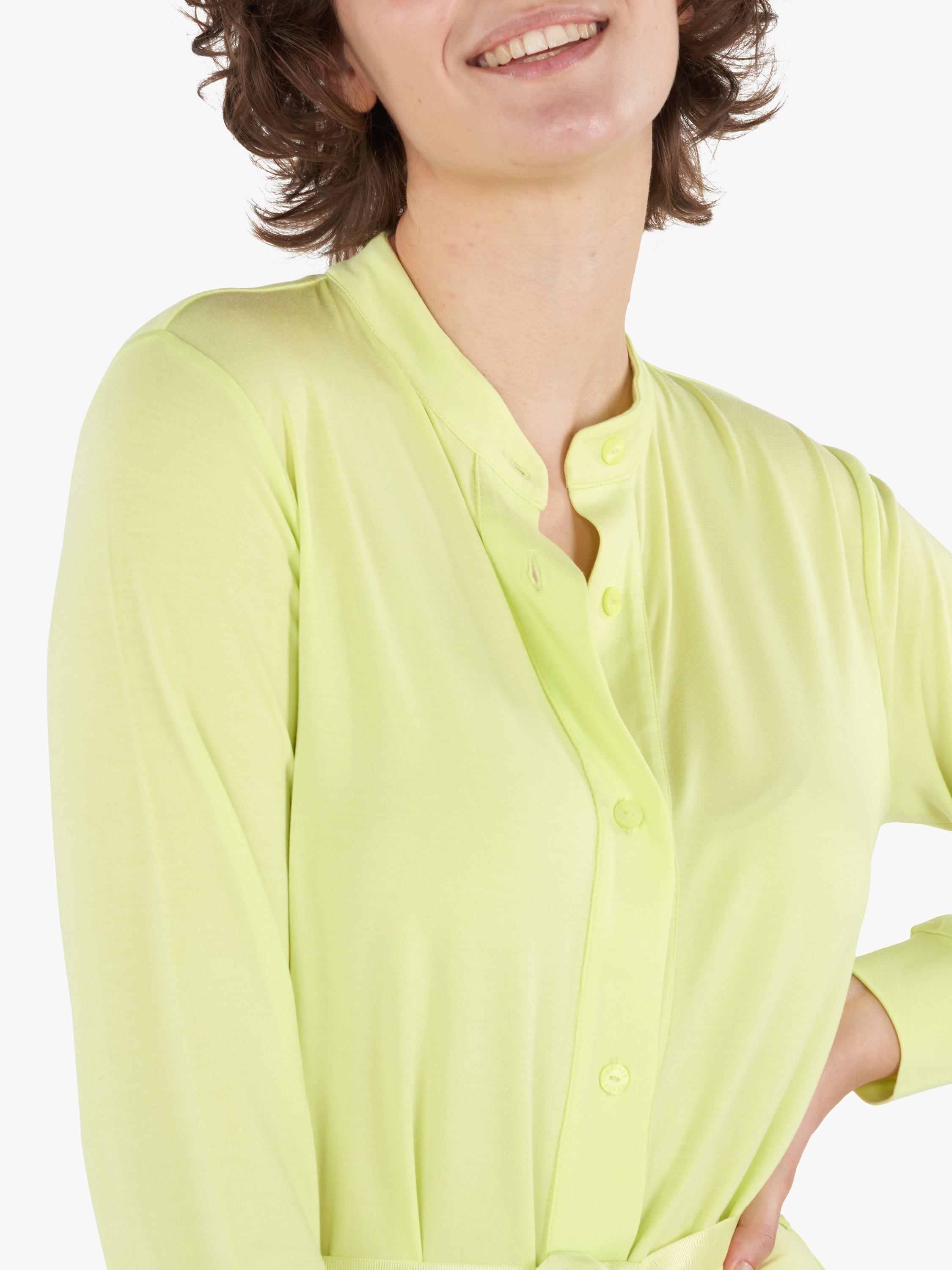 Product image 4 of 4, which shows Maison Lejaby Cosiness Loungewear Boyfriend Shirt, Sunny, S