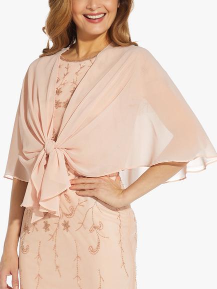 Adrianna Papell Chiffon Cover Up, Blush