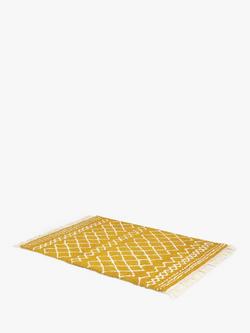 John Lewis ANYDAY Menara Runner Rug, L200 x W70 cm - view 2, Saffron