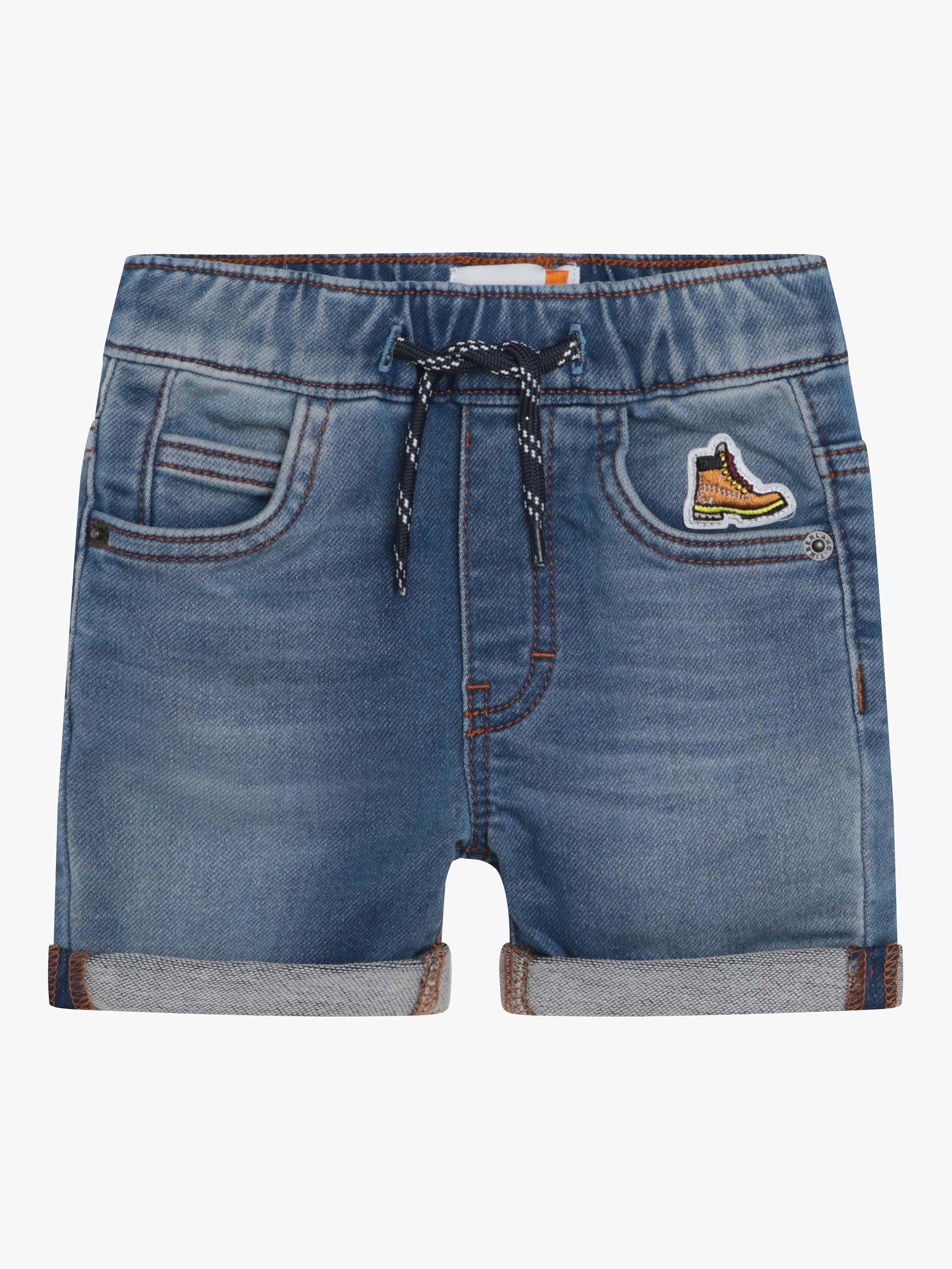 Timberland Baby Denim Embellished Shorts, Bleach Pouss