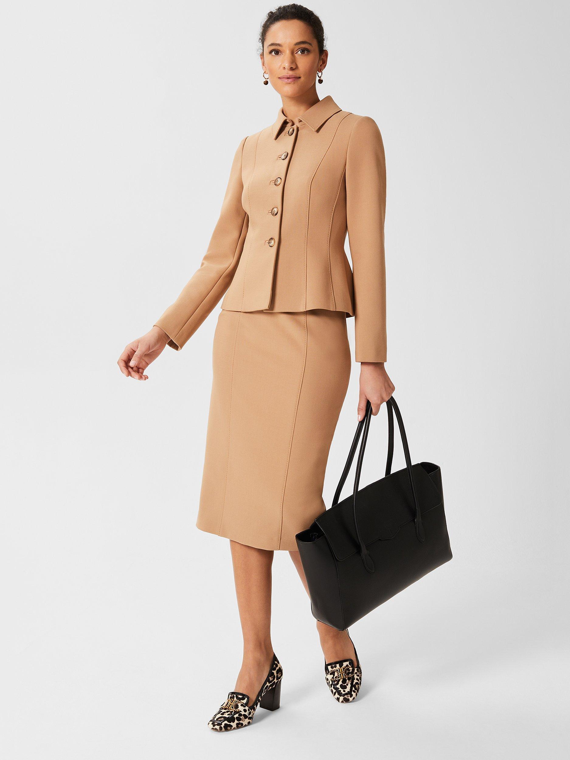 Hobbs Beatrice Tailored Jacket, Camel