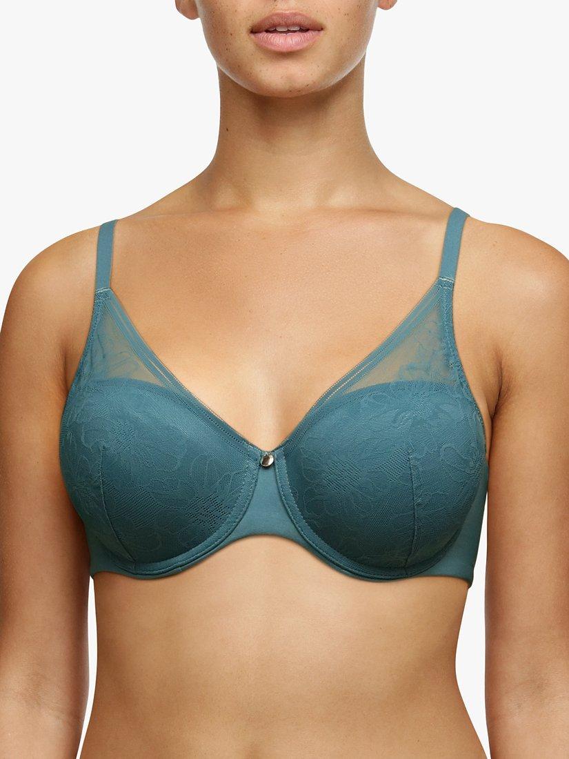 Femilet Kristen Blossom Memory Foam Plunge T-Shirt Bra, Manhattan Blue