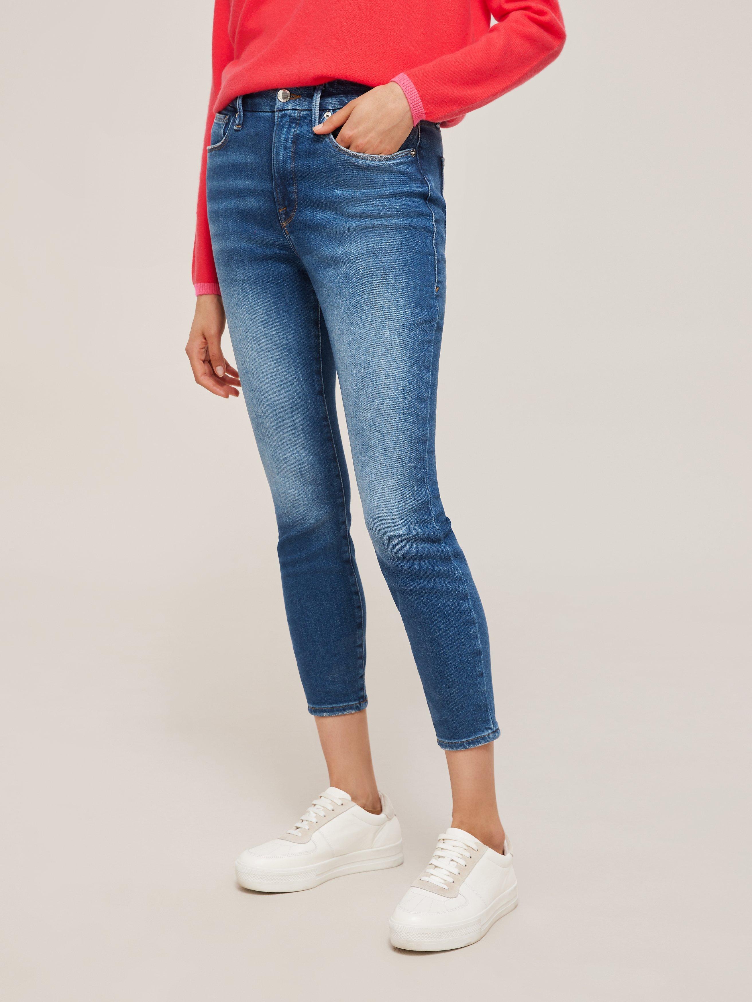 Good American Good Legs Jeans, Mid Blue
