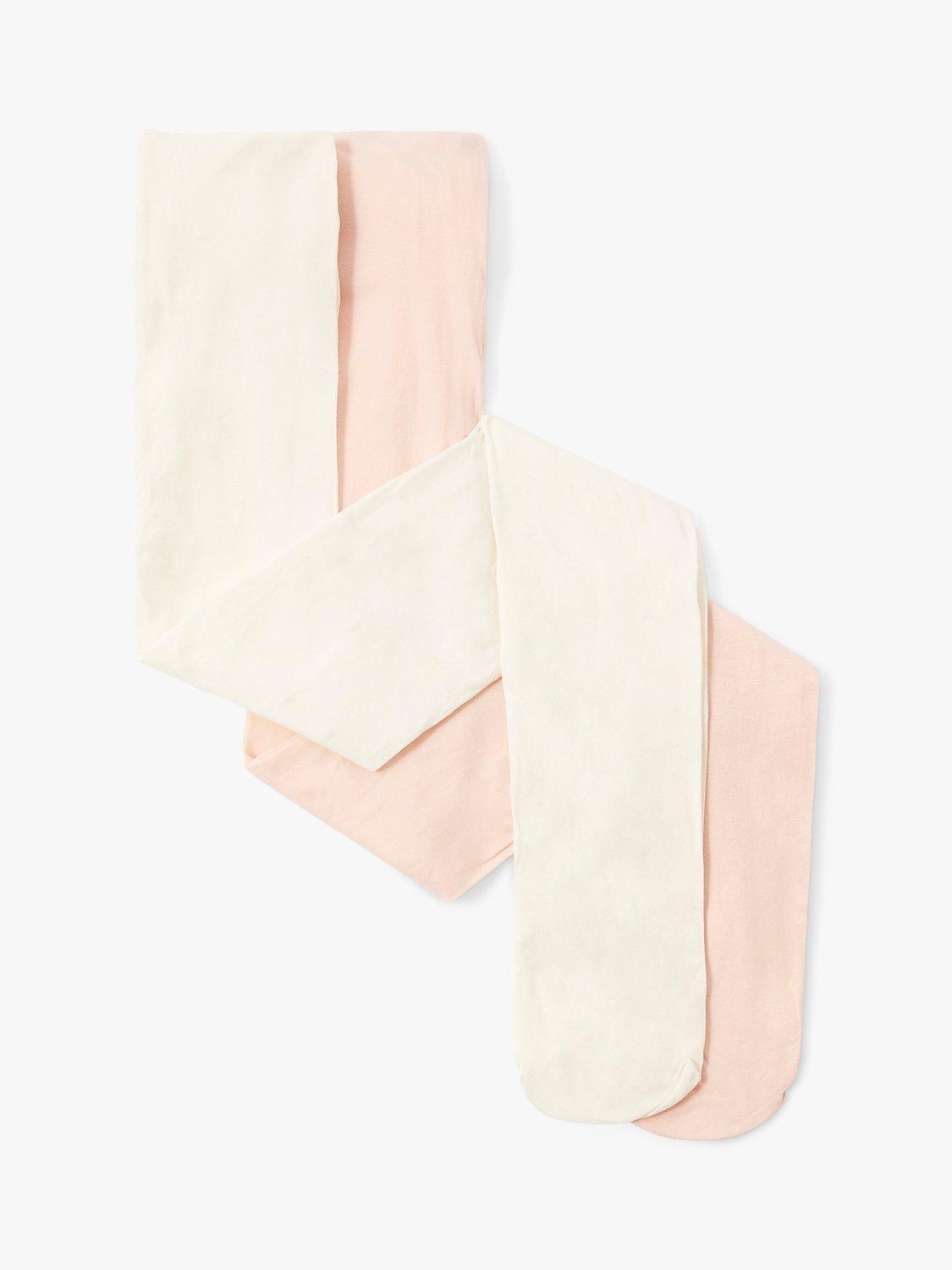 Product image 2 of 3, which shows Monsoon Kids' Nylon Tights, Pack of 2, Multi, 7-8 years